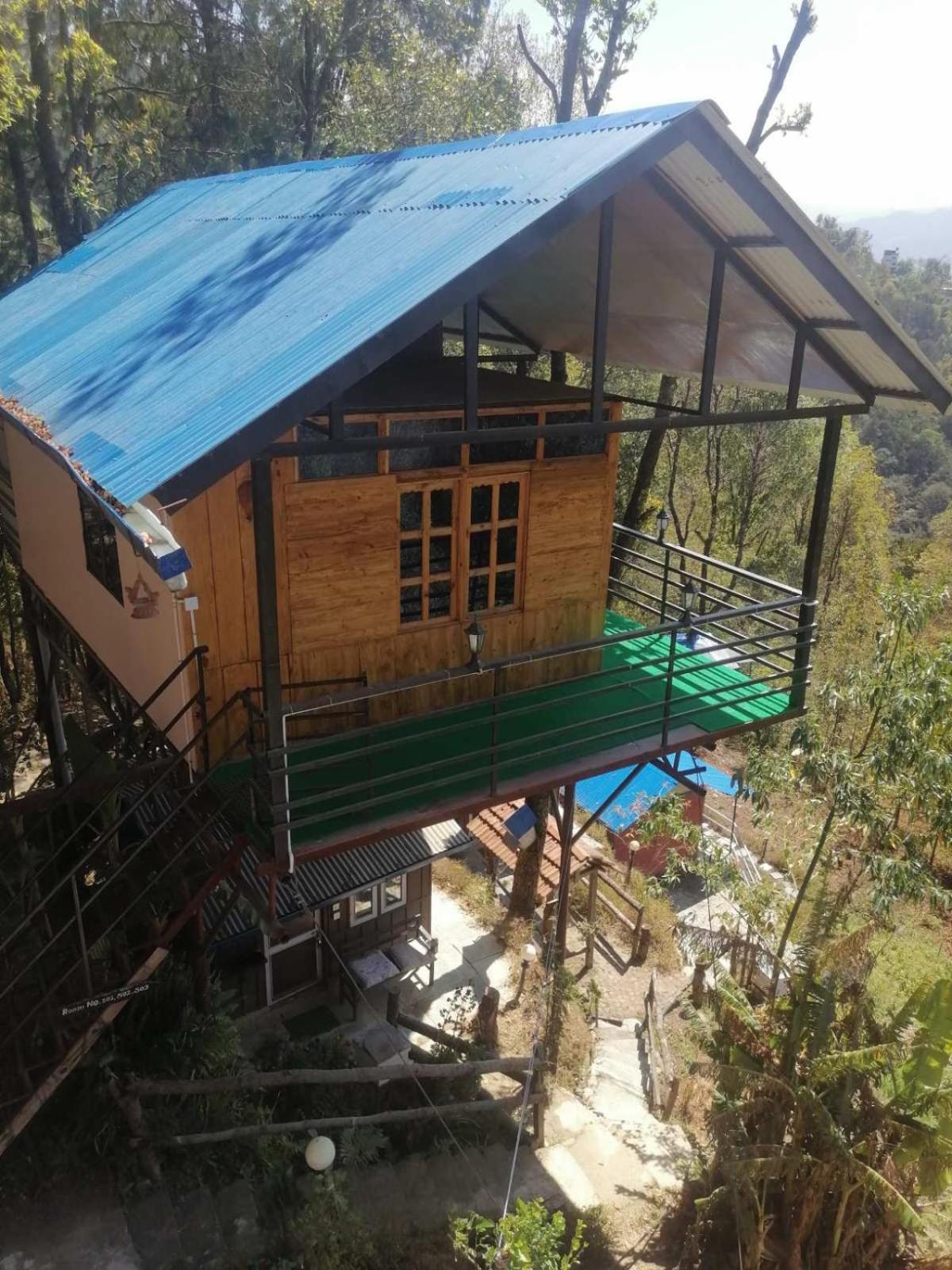 Jungle Crown Organic Homestay Нагаркот Экстерьер фото