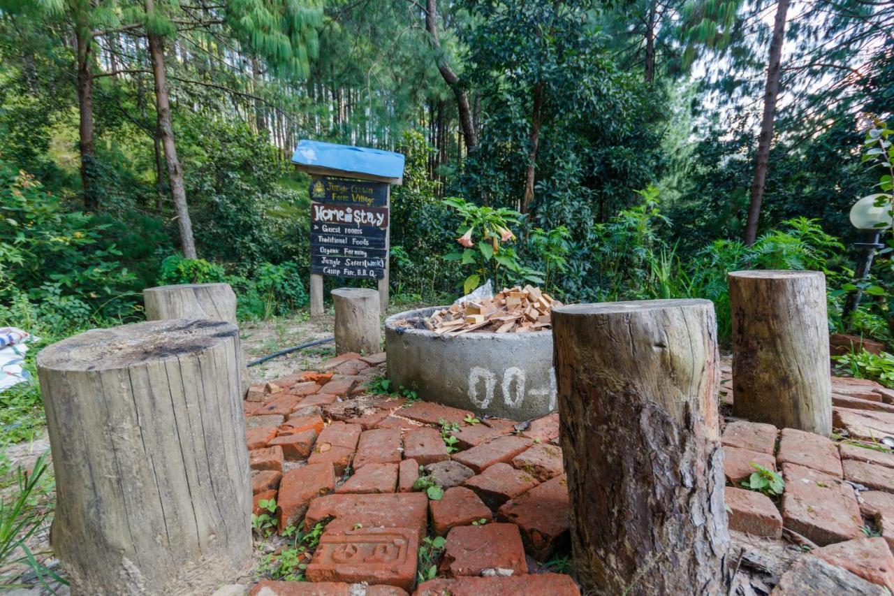 Jungle Crown Organic Homestay Нагаркот Экстерьер фото